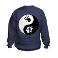 thumbnail image 1 of CafePress - Wolf Therian Ying Yang Kids Sweatshirt - Kids Sweatshirt, Youth Crew Neck Sweatshirt, 1 of 4