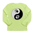 thumbnail image 1 of CafePress - Wolf Therian Ying Yang Long Sleeve Infant T Shirt - Long Sleeve Infant T-Shirt, 1 of 2