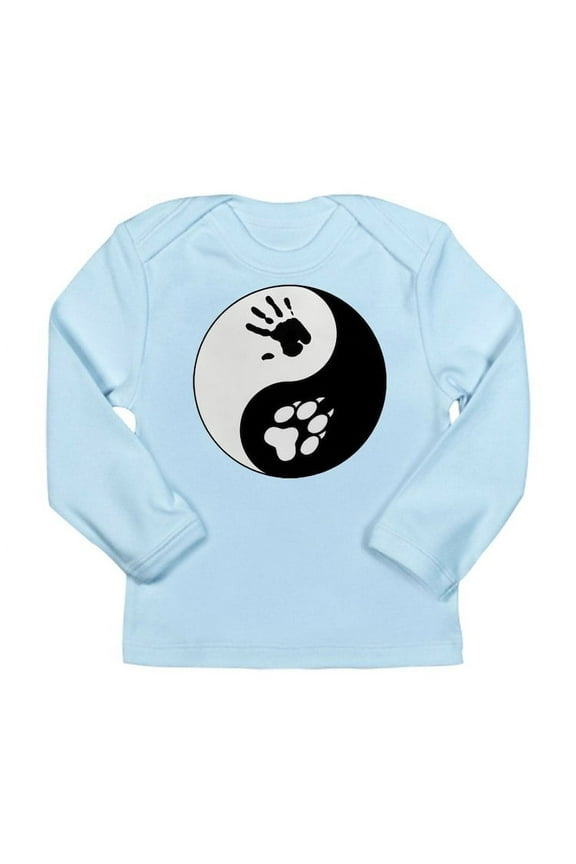 - Wolf Therian Ying Yang Long Sleeve Infant T Shirt - Long Sleeve Infant T-Shirt