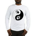 thumbnail image 1 of CafePress - Wolf Therian Ying Yang Long Sleeve T Shirt - Unisex Cotton Long Sleeve T-Shirt, 1 of 4
