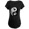 thumbnail image 1 of CafePress - Wolf Therian Ying Yang Maternity Dark T Shirt - Maternity Dark T-Shirt, 1 of 3