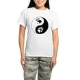 thumbnail image 1 of CafePress - Wolf Therian Ying Yang Women's Light Pajamas - Women's Short Sleeve Print T-Shirt and Pants Light Cotton Pajama Set, 1 of 7