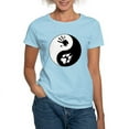 thumbnail image 1 of CafePress - Wolf Therian Ying Yang Women's Light T Shirt - Women's Classic T-Shirt, 1 of 4