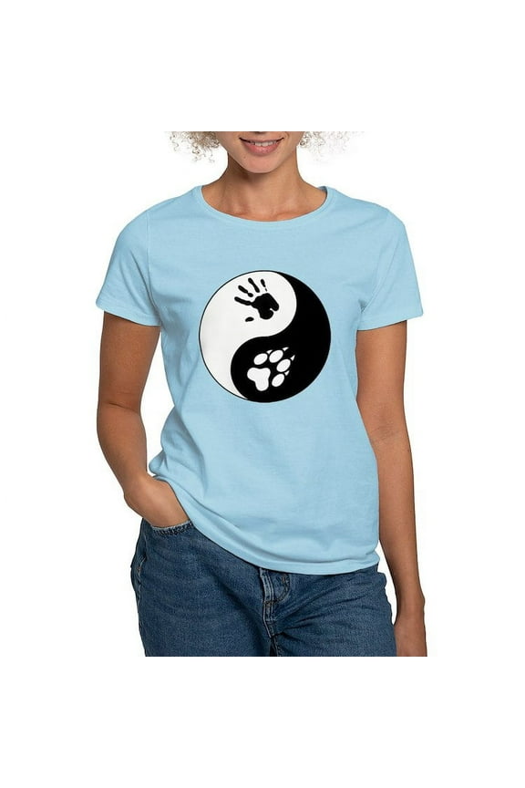 - Wolf Therian Ying Yang Women's Light T Shirt - Women's Classic T-Shirt