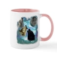 thumbnail image 1 of CafePress - Wolves Misty Shine 01 Mug - 11 oz Ceramic Mug - Novelty Coffee Tea Cup, 1 of 4