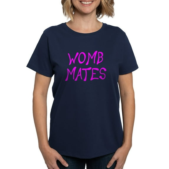 CafePress - Womb Mates Women's Dark T Shirt - Women's Traditional Fit Dark T-Shirt