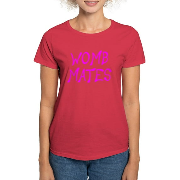 CafePress - Womb Mates Women's Dark T Shirt - Women's Traditional Fit Dark T-Shirt