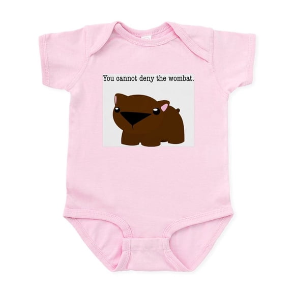 CafePress - Wombat Infant Bodysuit - Baby Light Bodysuit, Size Newborn - 24 Months