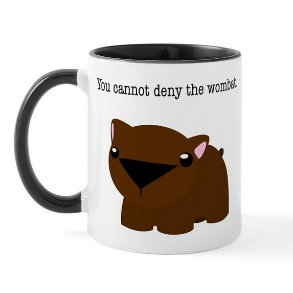 CafePress - Wombat Mug - 11 oz Ceramic Mug - Novelty Coffee Tea Cup