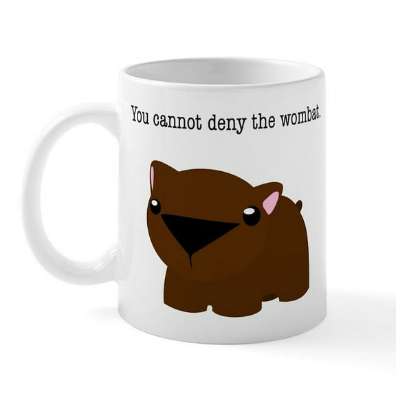 CafePress - Wombat Mug - 11 oz Ceramic Mug - Novelty Coffee Tea Cup