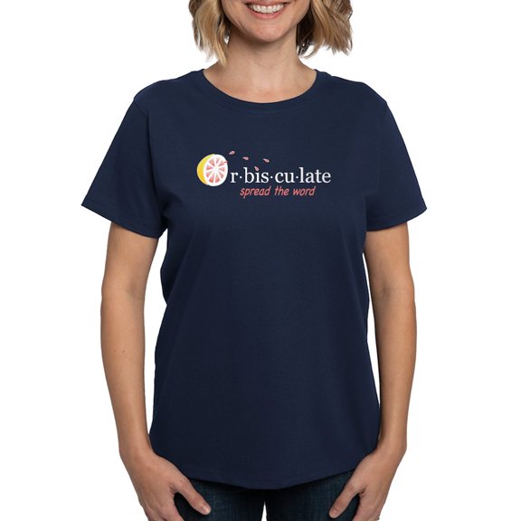 CafePress - Women'S Orbisculate Logo T Shirt - Women's Traditional Fit Dark T-Shirt