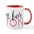 thumbnail image 1 of CafePress - Women For Clinton Mug - 11 oz Ceramic Mug - Novelty Coffee Tea Cup, 1 of 6