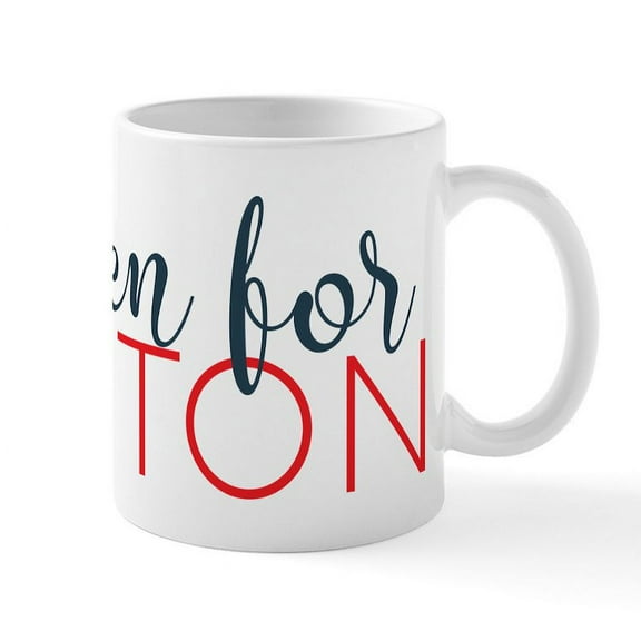 CafePress - Women For Clinton Mug - 11 oz Ceramic Mug - Novelty Coffee Tea Cup