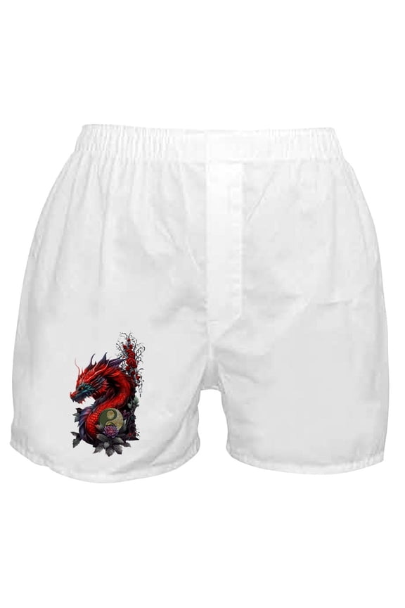 - Wonderful Chinese Dragon - Men's Novelty Boxer Shorts