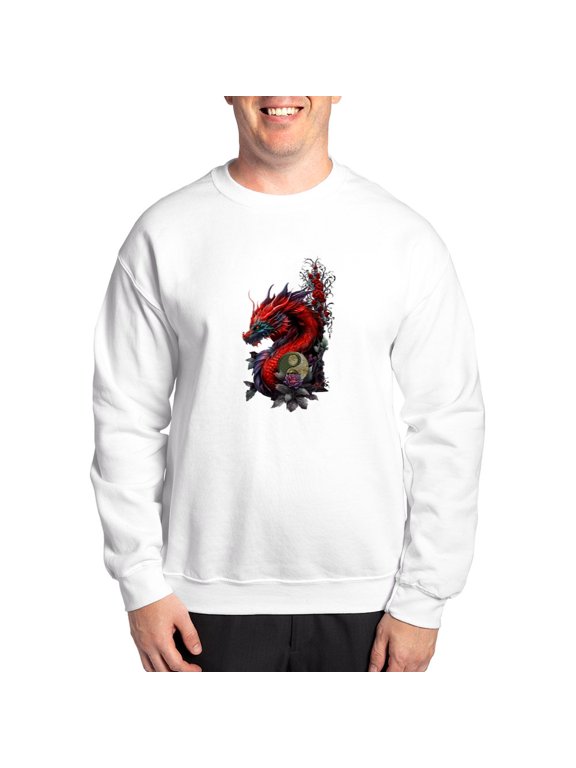 - Wonderful Chinese Dragon Sweatshirt - Crew Neck Sweatshirt