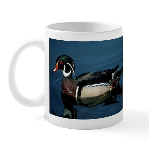 CafePress - Wood Duck Mug - 11 oz Ceramic Mug - Novelty Coffee Tea Cup