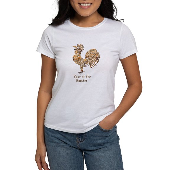 CafePress - Wood Rooster01 Women's Value T Shirt - Women's Classic T-Shirt