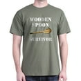thumbnail image 1 of CafePress - Wooden Spoon Survivor Dark T Shirt - Men's Classic Graphic Cotton T-Shirt, 1 of 4