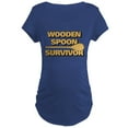thumbnail image 1 of CafePress - Wooden Spoon Survivor Maternity Dark T Shirt - Maternity Dark T-Shirt, 1 of 3