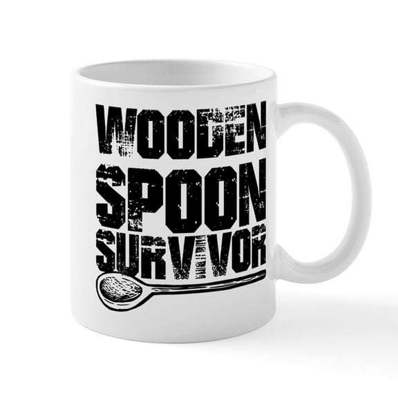 CafePress - Wooden Spoon Survivor Mugs - 11 oz Ceramic Mug - Novelty Coffee Tea Cup