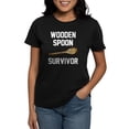 thumbnail image 1 of CafePress - Wooden Spoon Survivor Women's Dark T Shirt - Women's Traditional Fit Dark T-Shirt, 1 of 4