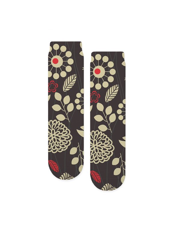 - Woodland Birds - Unisex Novelty Printed Crew Adult Socks
