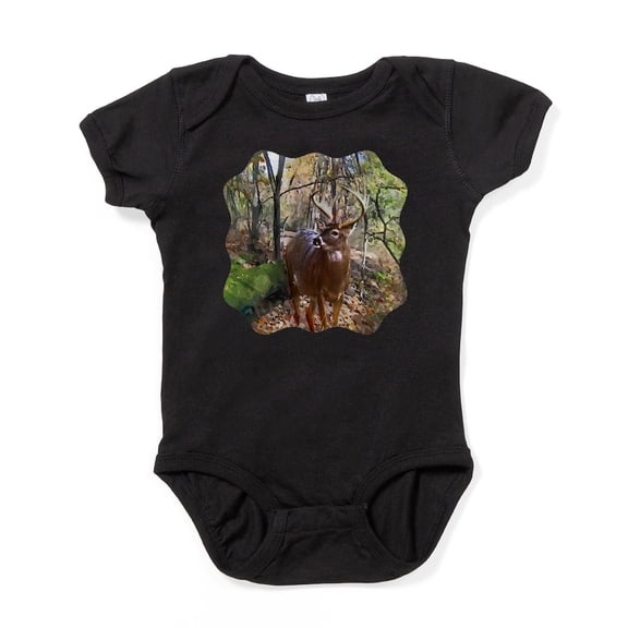 CafePress - Woodland Buck Deer - Cute Infant Bodysuit Baby Romper - Size Newborn - 24 Months
