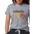 thumbnail image 1 of CafePress - Woodle Mom Women's Deluxe T Shirt - Womens Tri-blend T-Shirt, 1 of 1