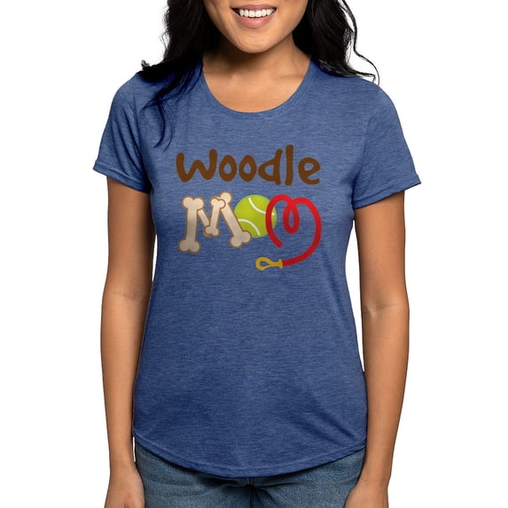 CafePress - Woodle Mom Women's Deluxe T Shirt - Womens Tri-blend T-Shirt