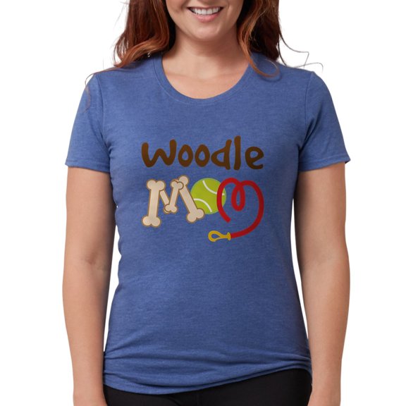 CafePress - Woodle Mom Women's Deluxe T Shirt - Womens Tri-blend T-Shirt