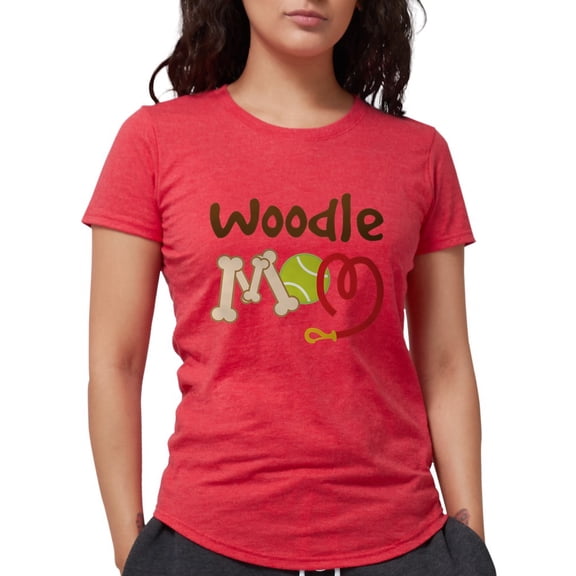 CafePress - Woodle Mom Women's Deluxe T Shirt - Womens Tri-blend T-Shirt