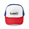 thumbnail image 1 of CafePress - Woof! Dog Themed - Adjustable Unisex Printed Trucker Hat with Mesh Back, 1 of 10