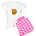thumbnail image 1 of CafePress - Woolly Moo Pajamas - Women's Light Pajamas, 1 of 4