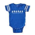 thumbnail image 1 of CafePress - Wooo Ghosts - Cute Infant Baby Football Bodysuit, 1 of 3