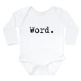 thumbnail image 1 of CafePress - Word. Body Suit - Long Sleeve Cotton Baby Bodysuit, 1 of 4