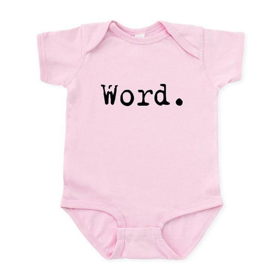 CafePress - Word. Infant Bodysuit - Baby Light Bodysuit, Size Newborn - 24 Months