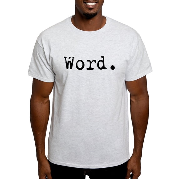 CafePress - Word. Light T Shirt - Men's Classic Graphic T-Shirt