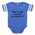 thumbnail image 1 of CafePress - Word No - Cute Infant Baby Football Bodysuit, 1 of 3