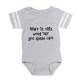 thumbnail image 1 of CafePress - Word No - Cute Infant Baby Football Bodysuit, 1 of 3
