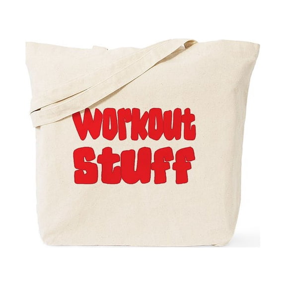 CafePress - Workout Stuff Tote Bag - Unisex Canvas Tote Bag, Beige, 1-Piece