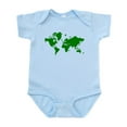 thumbnail image 1 of CafePress - World Map Infant Bodysuit - Baby Light Bodysuit, Size Newborn - 24 Months, 1 of 4