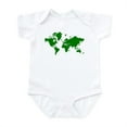 thumbnail image 1 of CafePress - World Map Infant Bodysuit - Baby Light Bodysuit, Size Newborn - 24 Months, 1 of 4