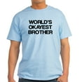 thumbnail image 1 of CafePress - World Okayest Brother Light T Shirt - Men's Classic Graphic T-Shirt, 1 of 4