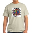thumbnail image 1 of CafePress - World Peace Ash Grey T Shirt - Men's Classic Graphic T-Shirt, 1 of 4