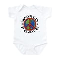 thumbnail image 1 of CafePress - World Peace Infant Creeper - Baby Light Bodysuit, Size Newborn - 24 Months, 1 of 4