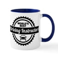 thumbnail image 1 of CafePress - World’S Best Driving Instructor Mugs - 11 oz Ceramic Mug - Novelty Coffee Tea Cup, 1 of 4