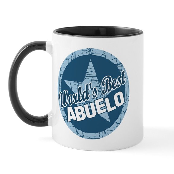 CafePress - World's Best Abuelo Mug - 11 oz Ceramic Mug - Novelty Coffee Tea Cup