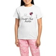 thumbnail image 1 of CafePress - World's Best Auntie Ladybug Women's Light Pajamas - Women's Short Sleeve Print T-Shirt and Pants Light Cotton Pajama Set, 1 of 7