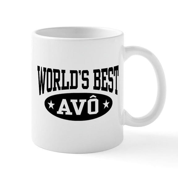 CafePress - World's Best Avo Mug - 11 oz Ceramic Mug - Novelty Coffee Tea Cup