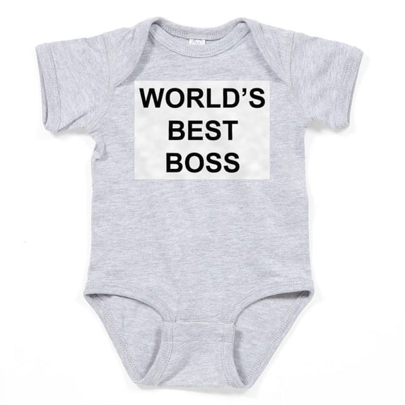CafePress - World's Best Boss Infant Bodysuit - Cute Infant Bodysuit Baby Romper - Size Newborn - 24 Months